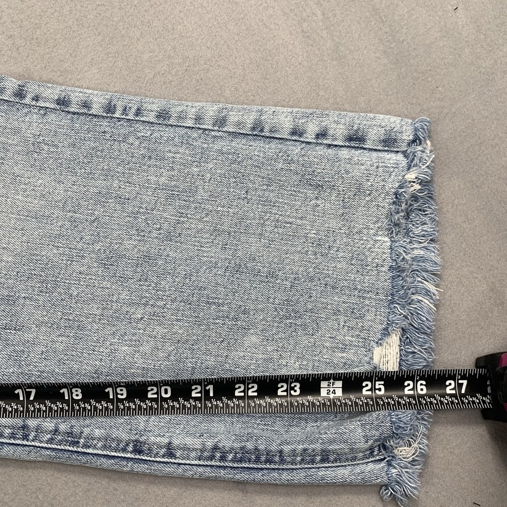 Maurices High Rise Kick Boot Ankle Jeans 18W Raw Hem Plus Size - Picture 6 of 8